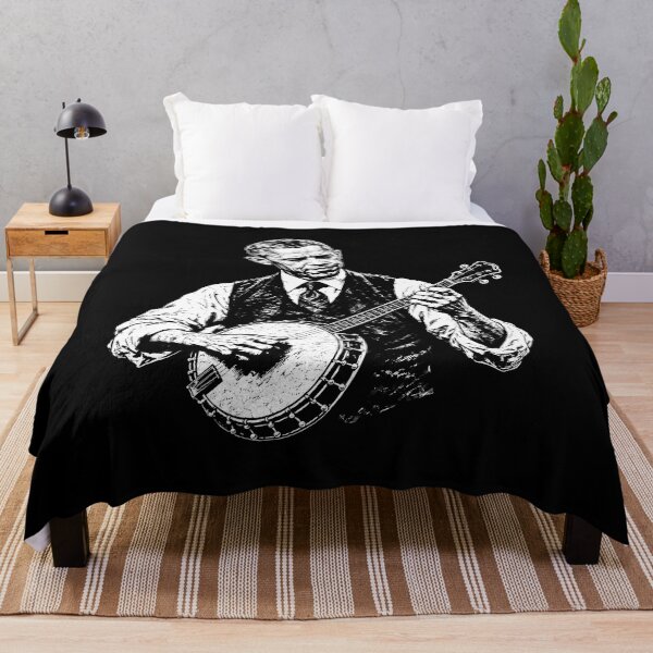 Item preview, Retro Vintage Barack Obama Playing Banjo designed and sold by gunaone-design.