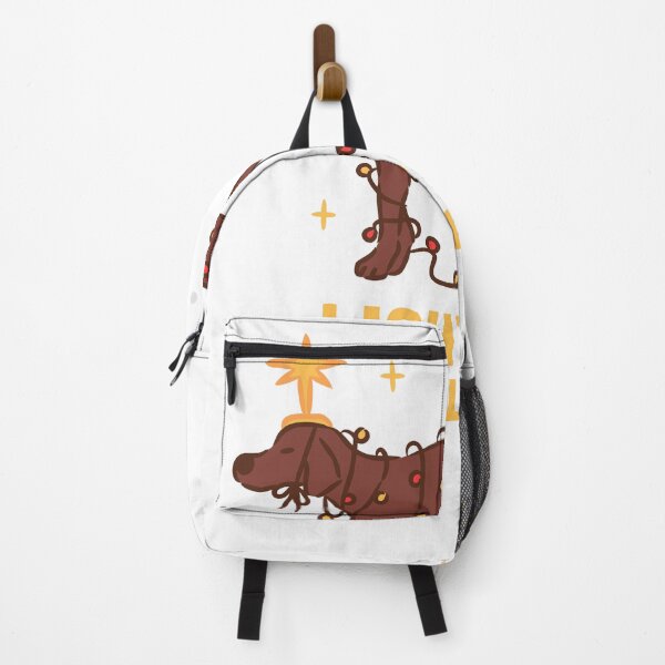 Item preview, Cute Dog tangled in Christmas Lights with Star designed and sold by monkik.