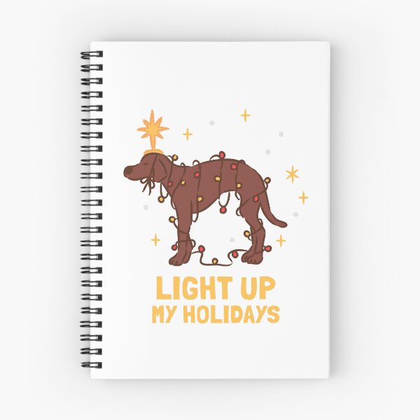 Item preview, Cute Dog tangled in Christmas Lights with Star designed and sold by monkik.