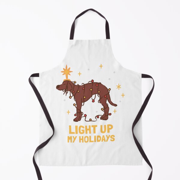 Item preview, Cute Dog tangled in Christmas Lights with Star designed and sold by monkik.