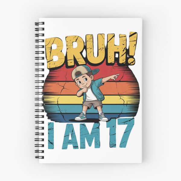 Item preview, Retro Dabbing Boy Bruh It's My 17th Birthday   designed and sold by JosueGon.