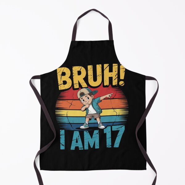 Item preview, Retro Dabbing Boy Bruh It's My 17th Birthday designed and sold by JosueGon.