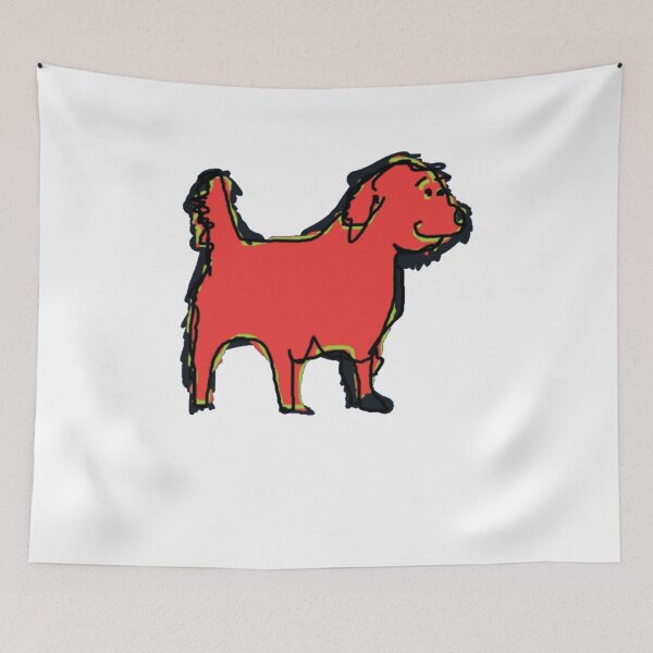 Item preview, Red Shaggy Dog designed and sold by ZAbiriarto.