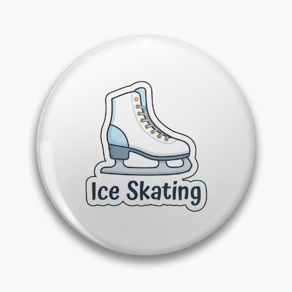 Item preview, Ice Skating Cute Ice Skate - Winter Sport Typography Sticker designed and sold by SimpleP.