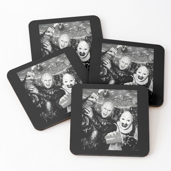Item preview, Pinhead and Art the Clown - Horror Icons Party designed and sold by ostenlee.