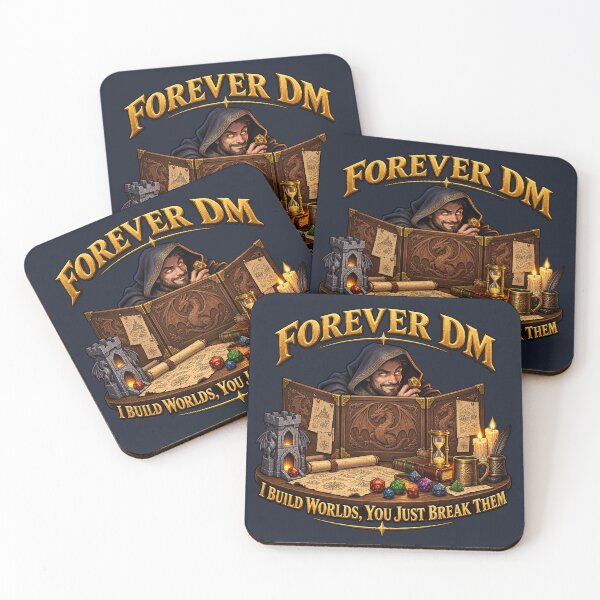 Artikelvorschau, Forever DM I Build Worlds You Just Break Them - Spielleiter entworfen und verkauft von WUSCHELWORKS.