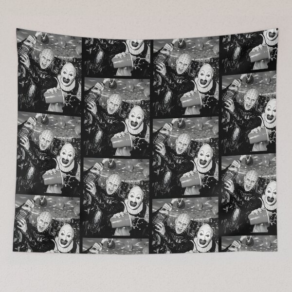 Item preview, Pinhead and Art the Clown - Horror Icons Party designed and sold by ostenlee.