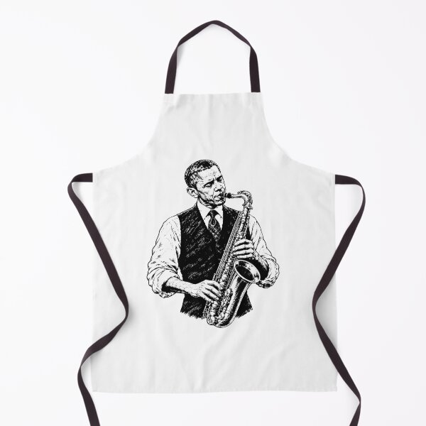 Item preview, Obama Playing Saxophone designed and sold by gunaone-design.