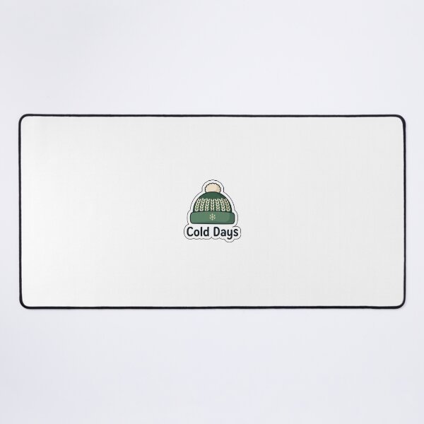 Item preview, Cold Days Cozy Beanie - Winter Fashion Typography Sticker designed and sold by SimpleP.