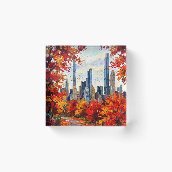 Item preview, Central Park Fall Colors designed and sold by RedPeaStudio.
