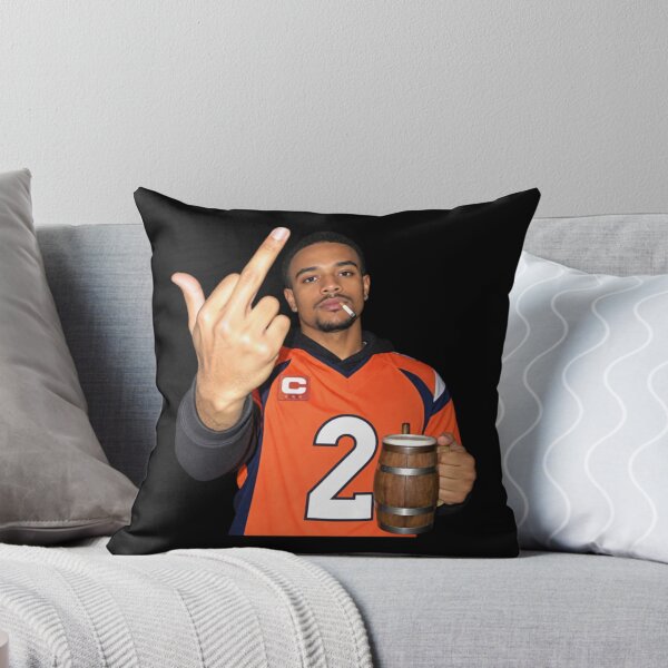 Item preview, Denver Broncos Patrick Surtain II Drinking &amp; Middle Finger designed and sold by CruziPerez.
