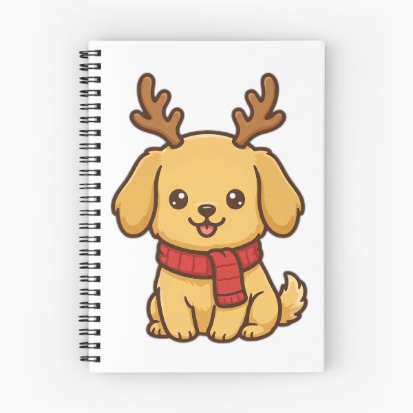 Item preview, Christmas Golden Retriever Shirt – Cute Puppy Holiday Tee designed and sold by KERK Art and Design.