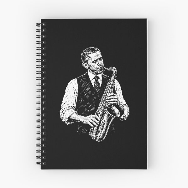 Item preview, Barack Obama Playing Saxophone designed and sold by gunaone-design.