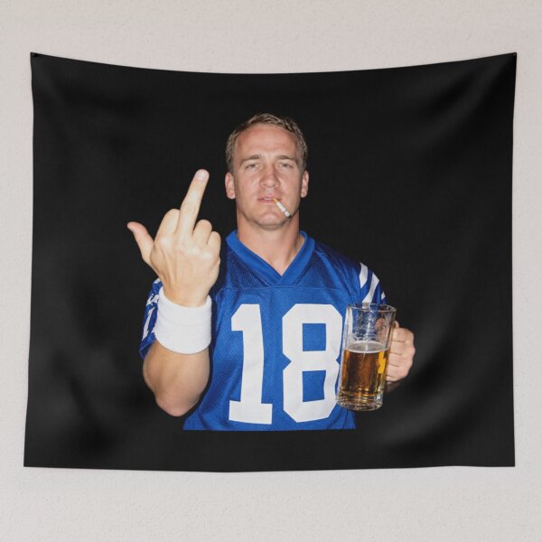 Item preview, Denver Broncos Peyton Manning Drinking and Middle Finger designed and sold by CruziPerez.