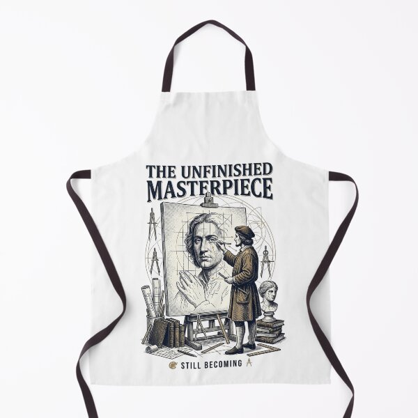 Item preview, The Unfinished Masterpiece - Still Becoming - Renaissance Artist and Sketch Vector Design designed and sold by Nubian Style.