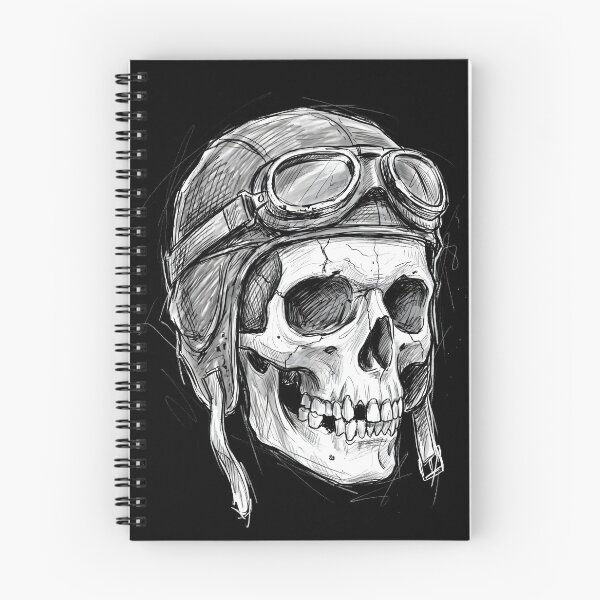 Item preview, Skeleton Aviator Wearing Classic Flight Goggles designed and sold by MisteryDesigner.