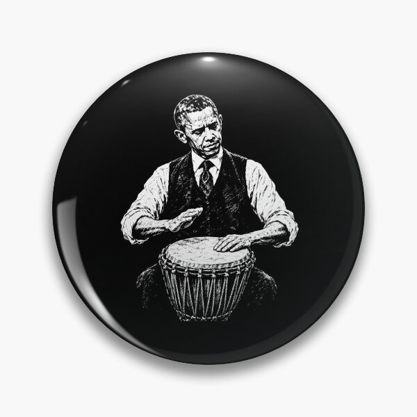 Item preview, Obama Playing Djembe designed and sold by gunaone-design.