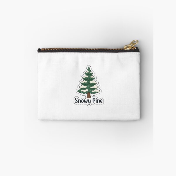 Item preview, Snowy Pine Winter Tree - Nature Typography Sticker designed and sold by SimpleP.