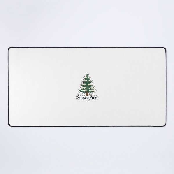 Item preview, Snowy Pine Winter Tree - Nature Typography Sticker designed and sold by SimpleP.