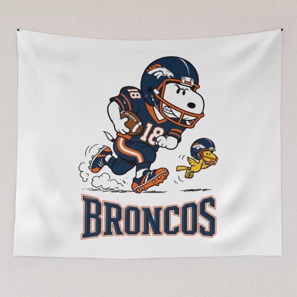 Item preview, Denver Broncos Snoopy &amp; Woodstock - Go Broncos designed and sold by CruziPerez.