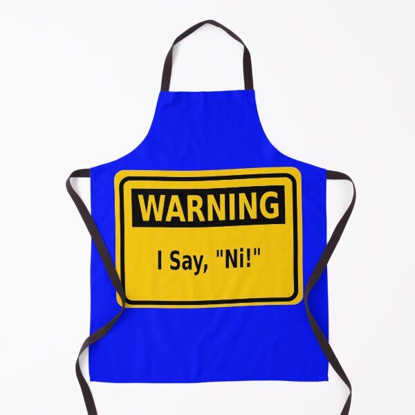 Item preview, Warning: I Say, “Ni!” designed and sold by Karate Octopus.