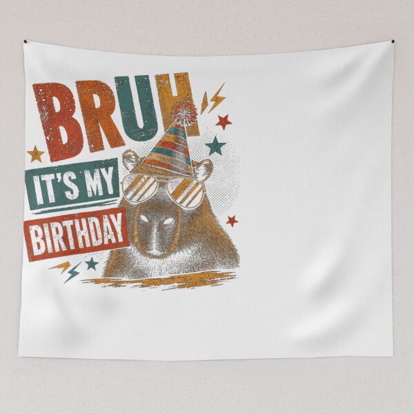 Item preview, Funny Gift Bruh It's My Birthday Funny Celebration Birthday Gift  designed and sold by JosueGon.