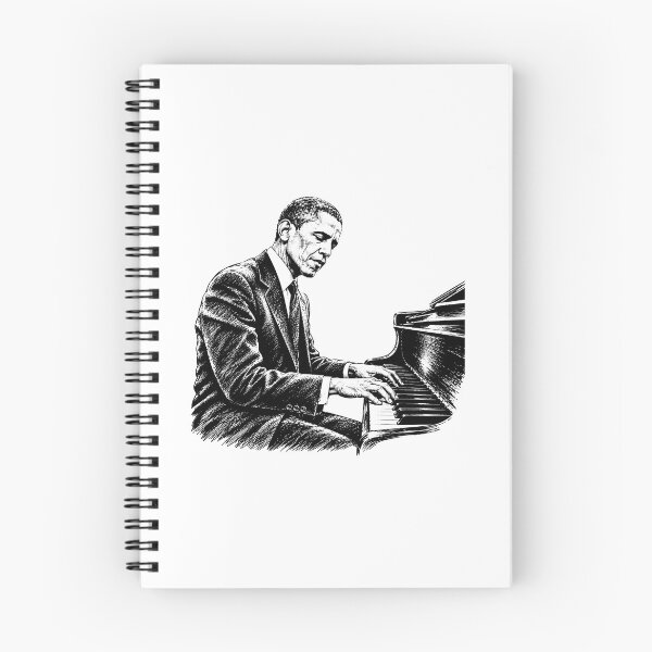 Item preview, Obama Playing Piano designed and sold by gunaone-design.