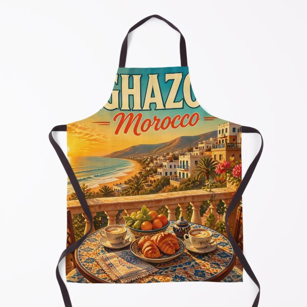 Item preview, Taghazout Morocco - Scenic Style Travel Poster designed and sold by LSVart.