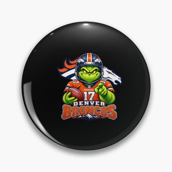 Item preview, Grinch  Denver Broncos Football Fan Game Day designed and sold by CruziPerez.