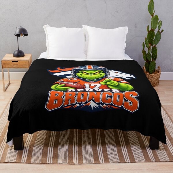 Item preview, Grinch Denver Broncos Football Fan Game Day designed and sold by CruziPerez.
