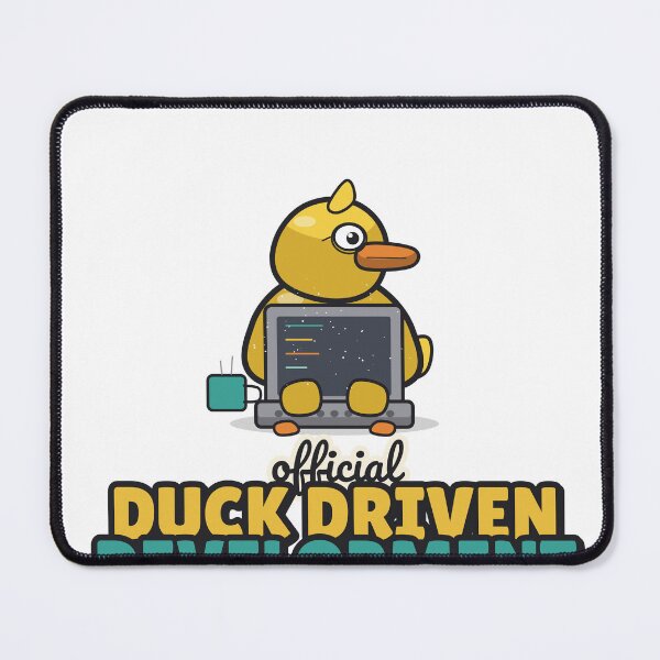 Item preview, Duck Driven Development - Funny Programmer Rubber Duck designed and sold by BooAndBloomCo.