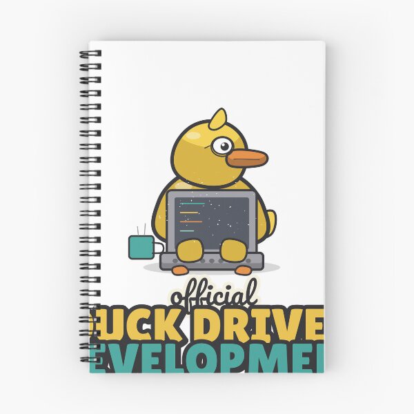 Item preview, Duck Driven Development - Funny Programmer Rubber Duck designed and sold by BooAndBloomCo.