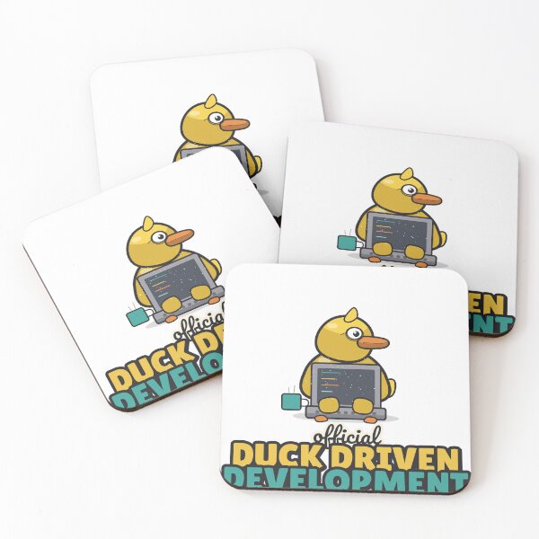 Item preview, Duck Driven Development - Funny Programmer Rubber Duck designed and sold by BooAndBloomCo.