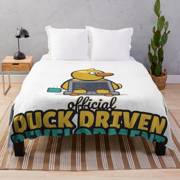 Item preview, Duck Driven Development - Funny Programmer Rubber Duck designed and sold by BooAndBloomCo.