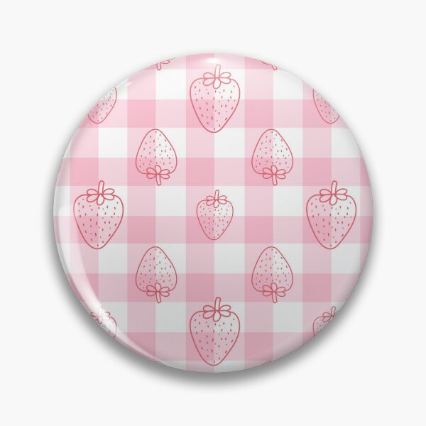 Item preview, Pink Gingham Strawberries designed and sold by DisorderlyDigital.