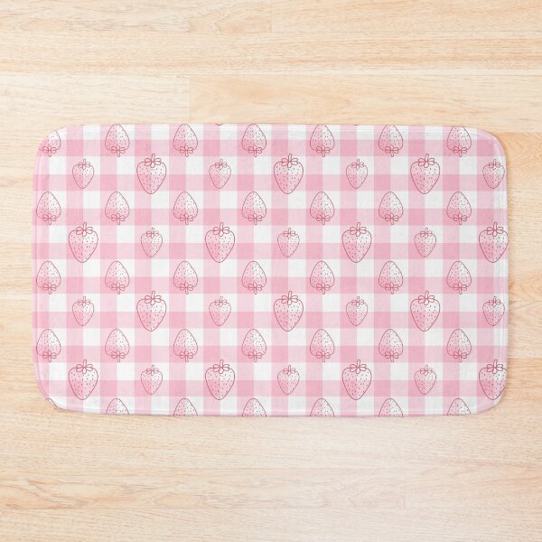 Item preview, Pink Gingham Strawberries designed and sold by DisorderlyDigital.