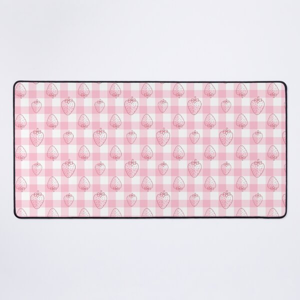 Item preview, Pink Gingham Strawberries designed and sold by DisorderlyDigital.