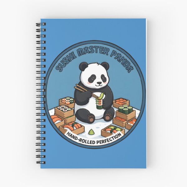 Item preview, Sushi Master Panda Hand Rolled Perfection Cartoon designed and sold by FABIOLA1970.
