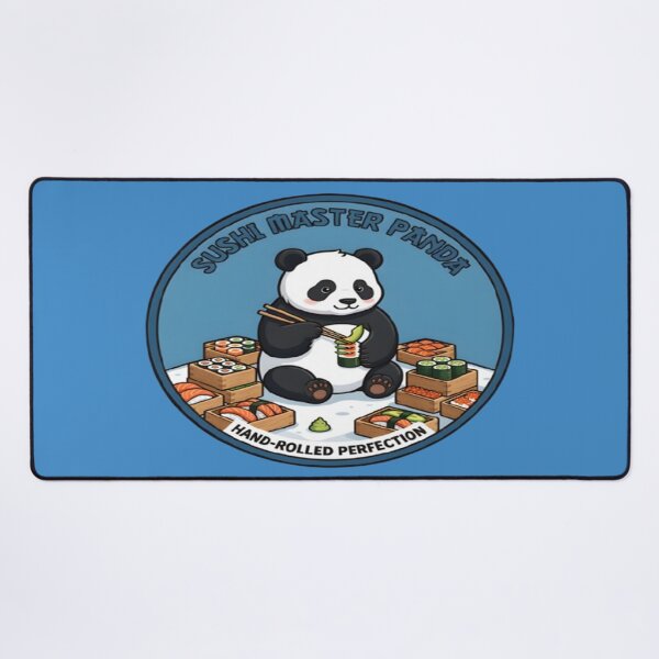 Item preview, Sushi Master Panda Hand Rolled Perfection Cartoon designed and sold by FABIOLA1970.