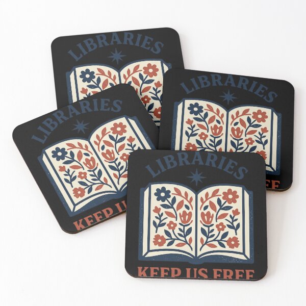 Item preview, Libraries Keep Us Free Book Lover Vintage Style designed and sold by marry treasures.