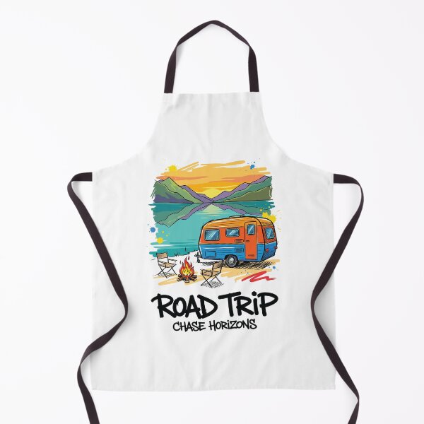 Item preview, Retro Caravan Lake Camping Travel Art Print designed and sold by Merch by Das Design Studio.