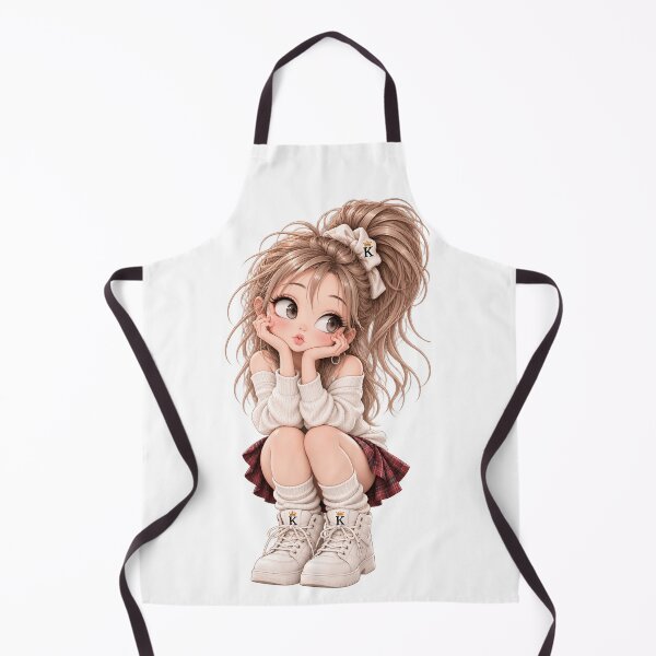 Item preview, Cute Anime Girl Sitting Pose designed and sold by GRFORA.