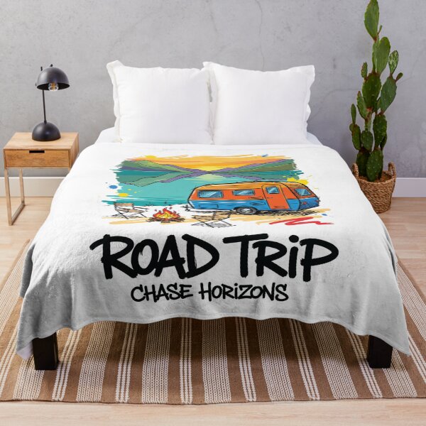Item preview, Retro Caravan Lake Camping Travel Art Print designed and sold by Merch by Das Design Studio.