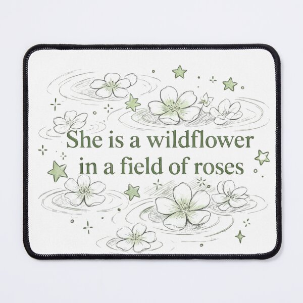 Item preview, Wildflower Field of Roses Quote designed and sold by TariyaShop .
