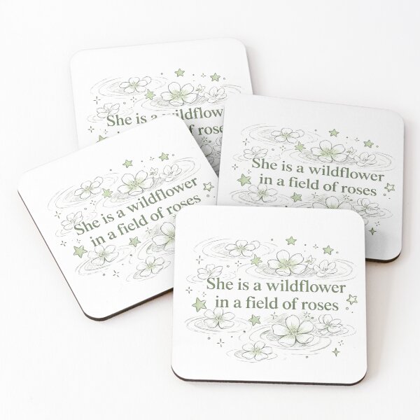 Item preview, Wildflower Field of Roses Quote designed and sold by TariyaShop .