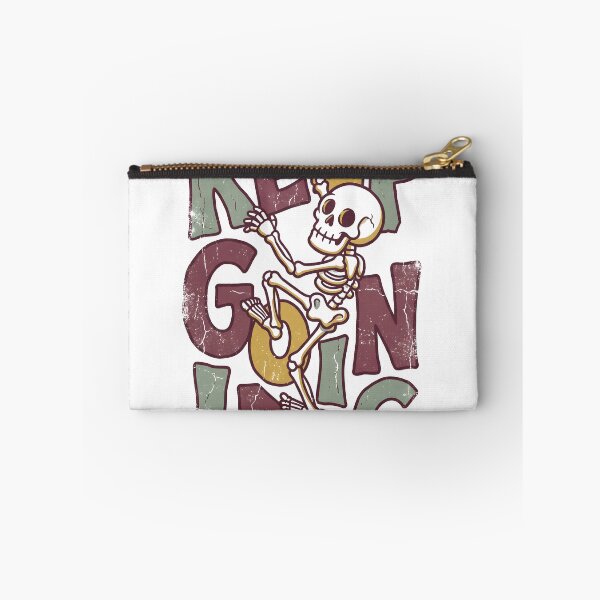 Item preview, Skeleton Climbing Past KEEP GOING Lettering designed and sold by MisteryDesigner.
