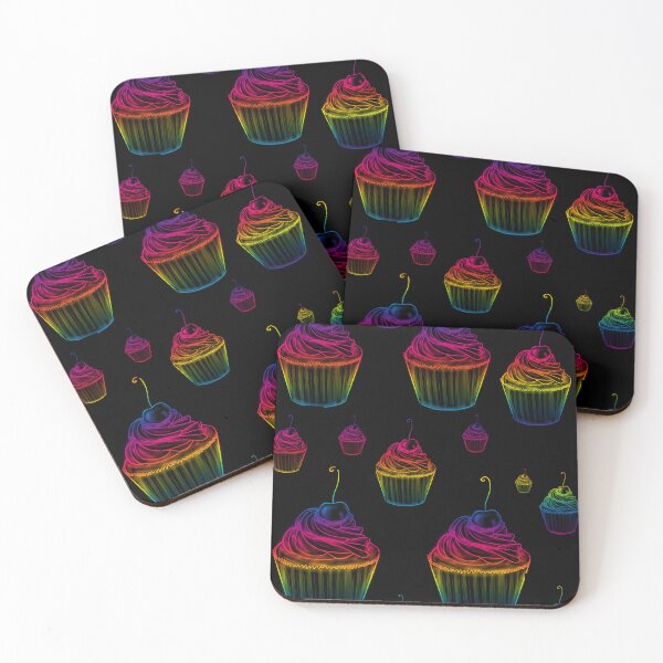Item preview, Rainbow Cupcake Pattern| Bakery Fun  designed and sold by Eddieverse.