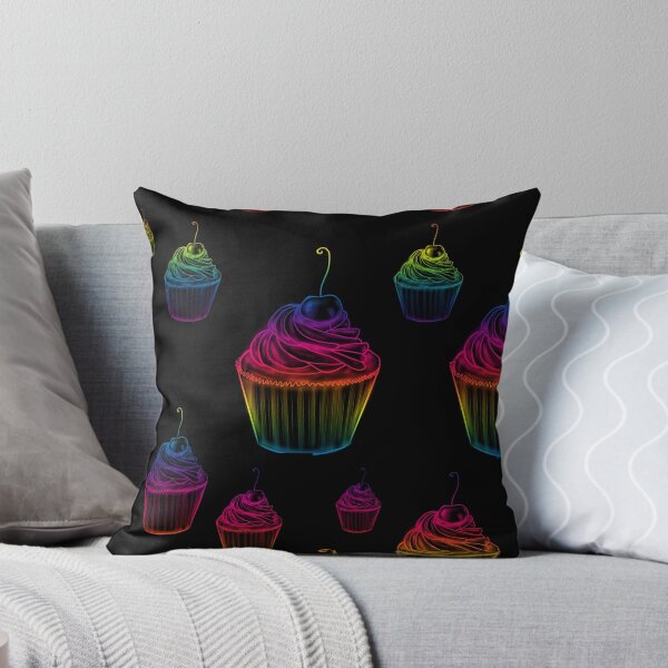 Item preview, Rainbow Cupcake Pattern| Bakery Fun  designed and sold by Eddieverse.