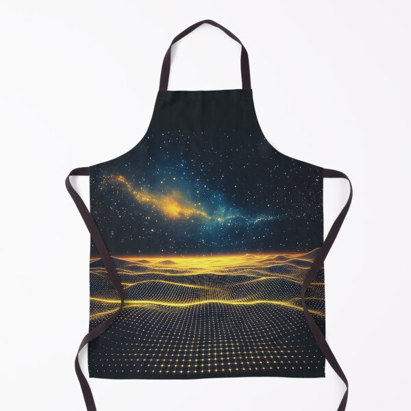 Item preview, Holographic Grid Landscape, 3d Render, Vibrant Yellow designed and sold by Checho30.