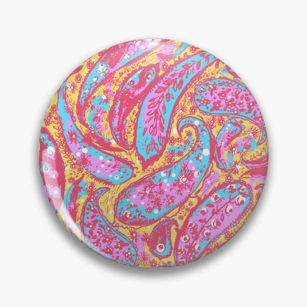 Item preview, Colorful boho shabby chick paisley pattern designed and sold by bokasin.